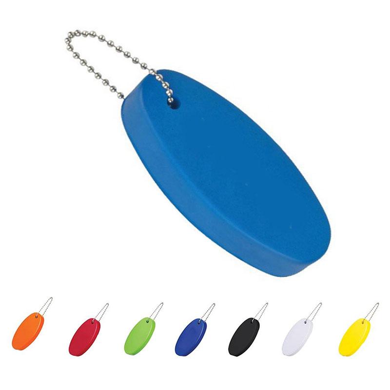 Oval Soft Floating Keychain