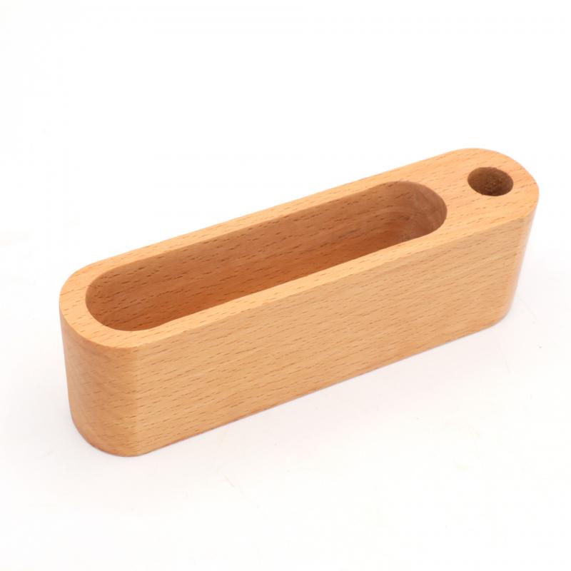 Wooden Display Business Card Holder For Desk