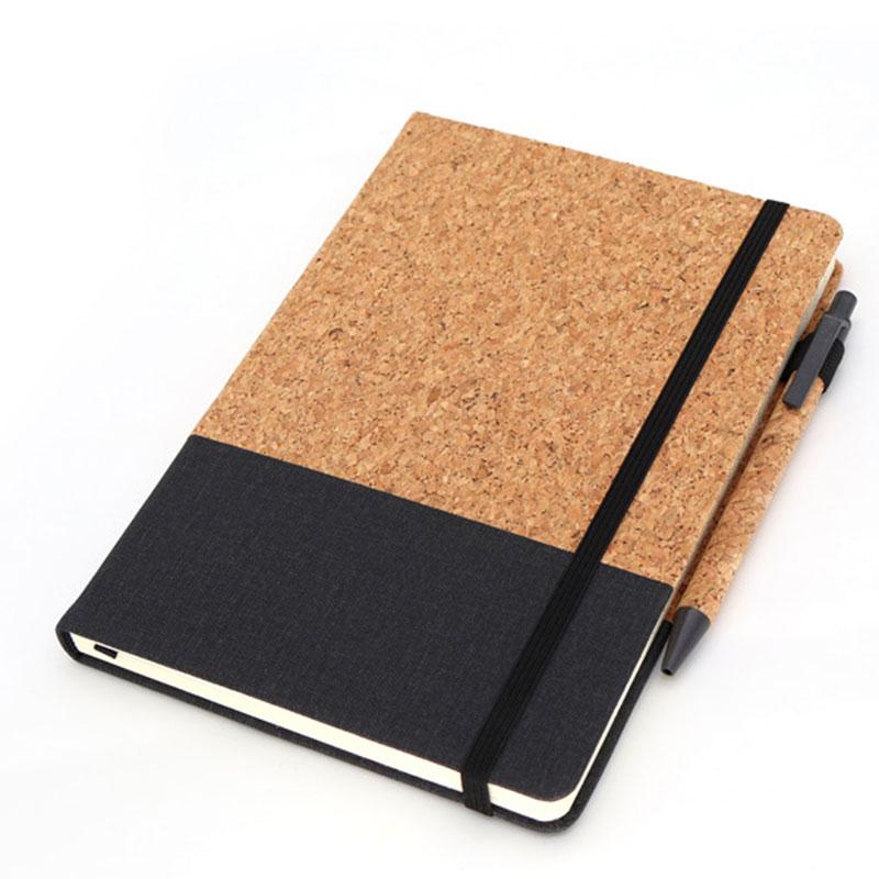 Eco Friendly Cork Notebook With Cork Pen Suit