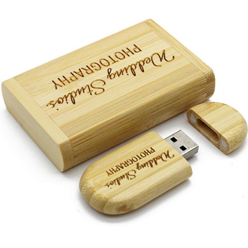 Wooden Flash Drive With Custom Box