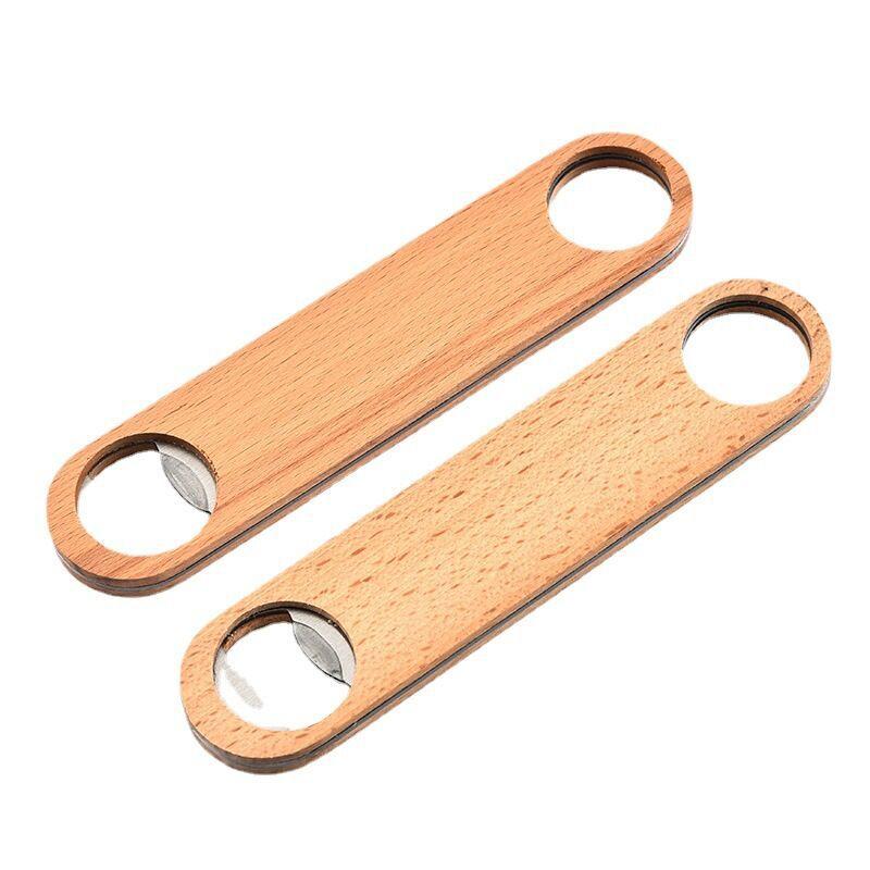 Beer Bottle Opener wood Flat Speed Bottle wine Opener