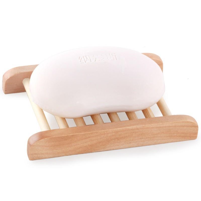 Natural Wooden Bamboo Soap Dishes bathroom accessories