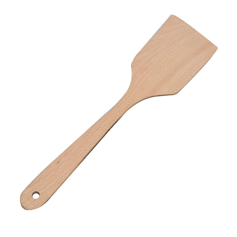 Natural Wooden Spatula For Frying Pan