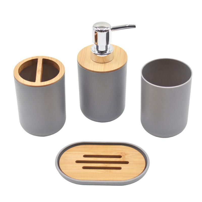 Luxury Bamboo Toilet Accessories 