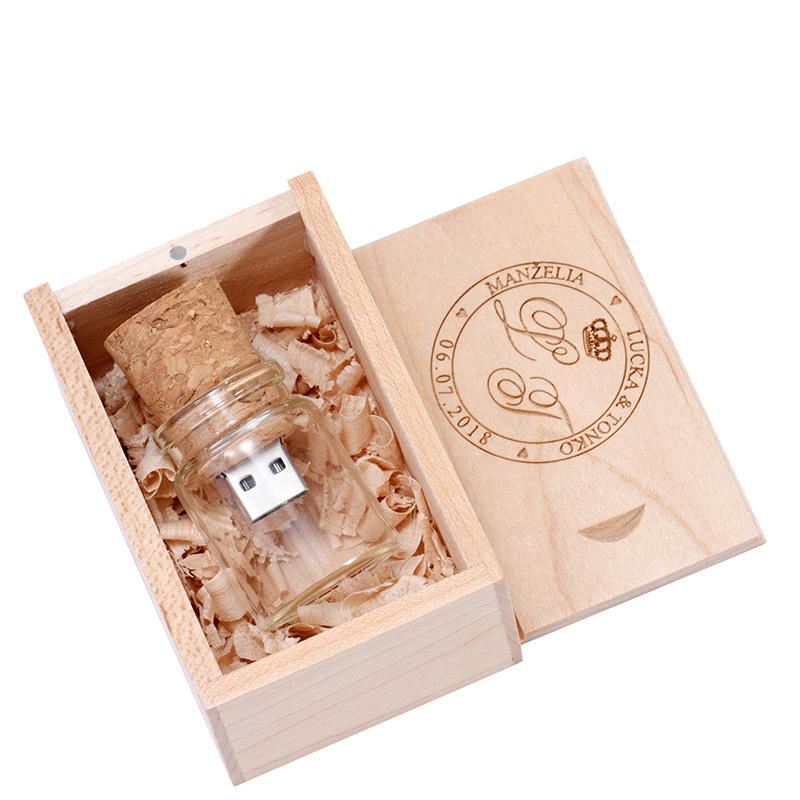 JASTER Wishing bottle wood Flash disk