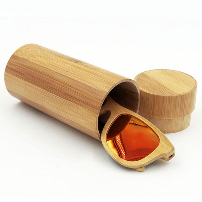 Bamboo Wood Glasses Case