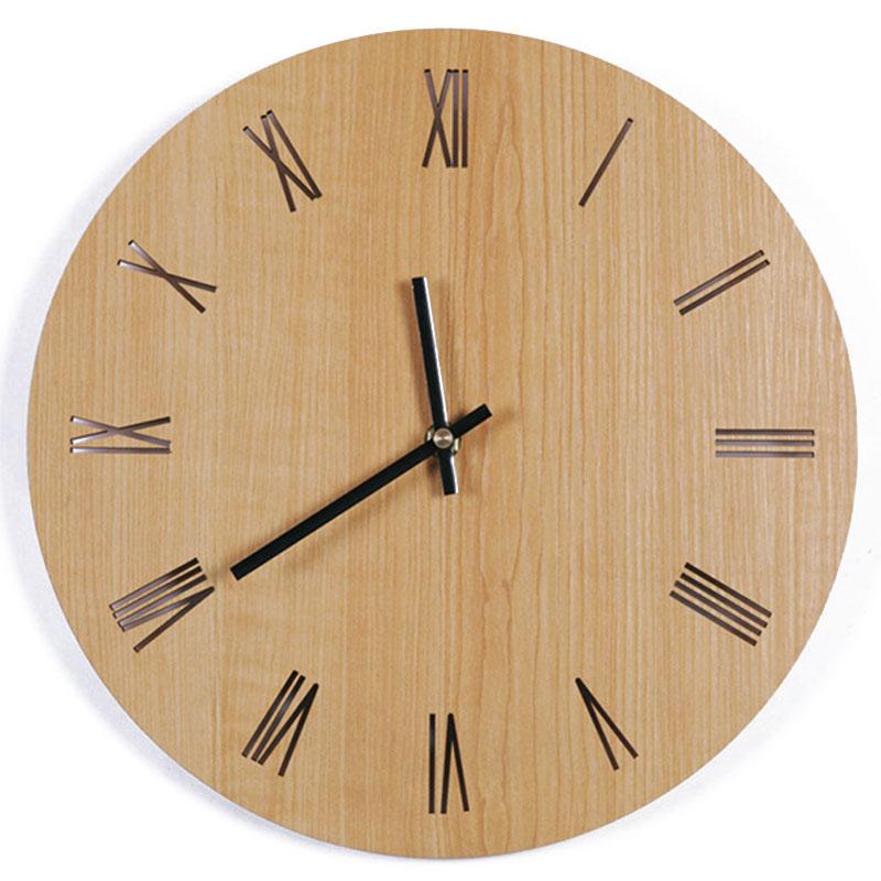 Digital Wooden Wall Clock