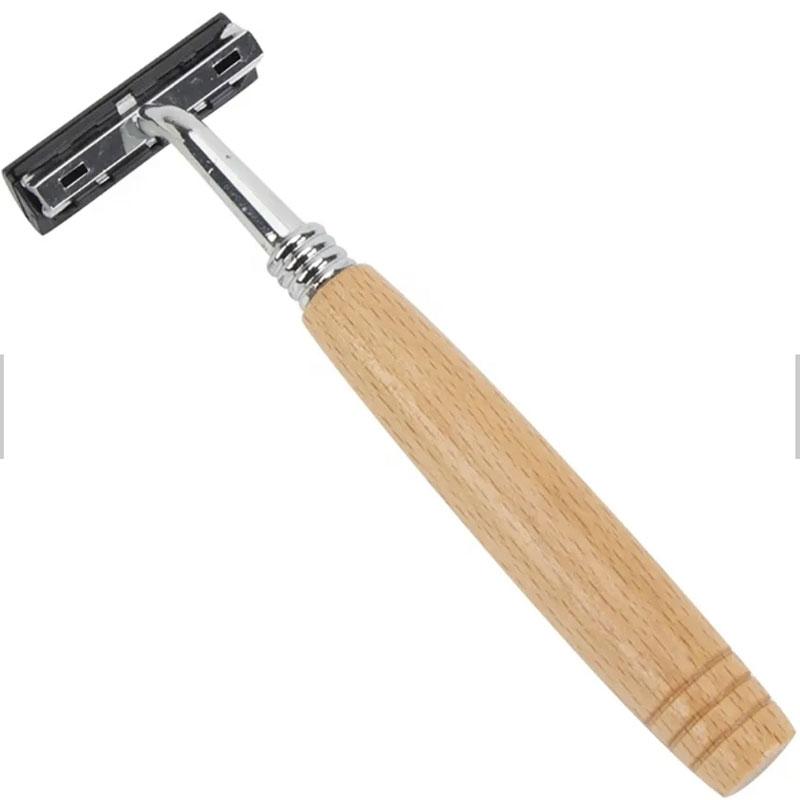  Natural Wood Handle Shaving Razor