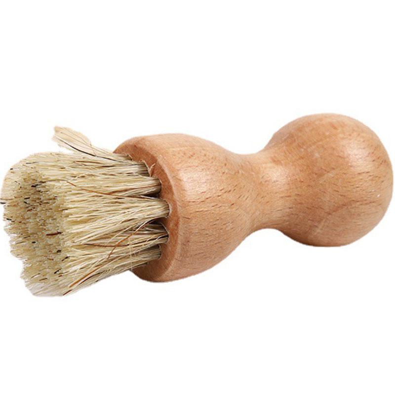 Wooden Handle Leather Polish Brush 