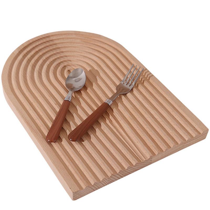 Wooden Coffee Tea Bread Food Dinner Serving Trays