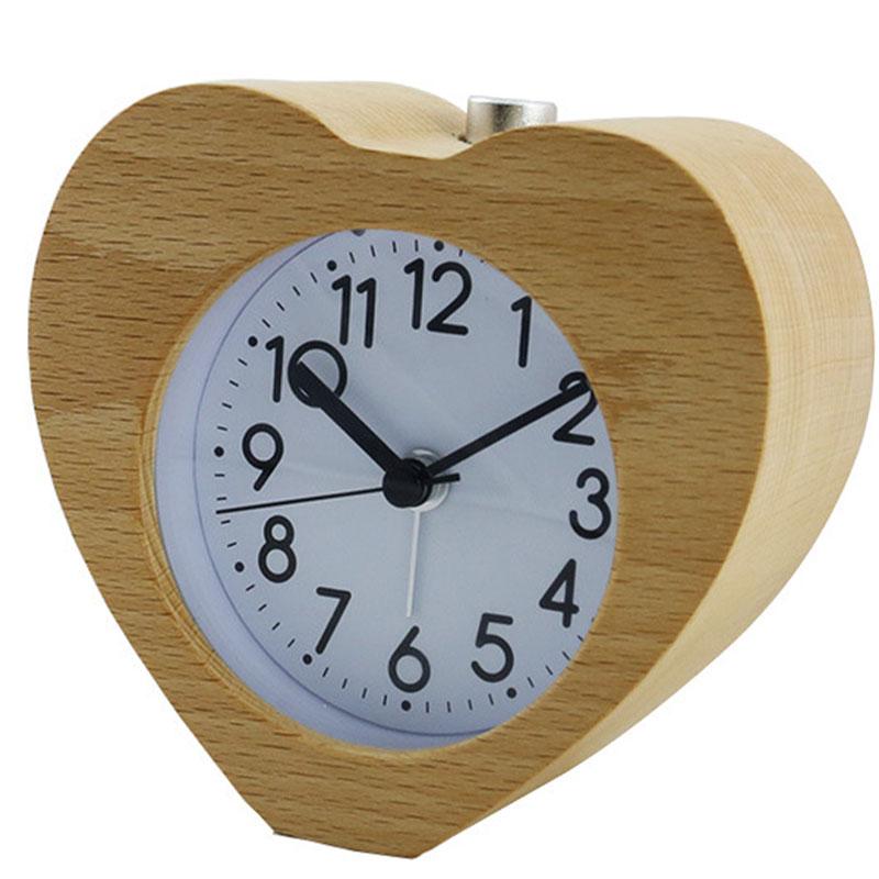 Wood Table Alarm Clock 