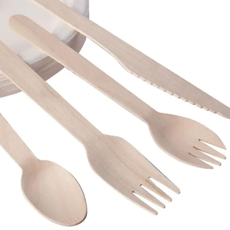 Wooden Cutlery Wooden Knife Fork Spoon