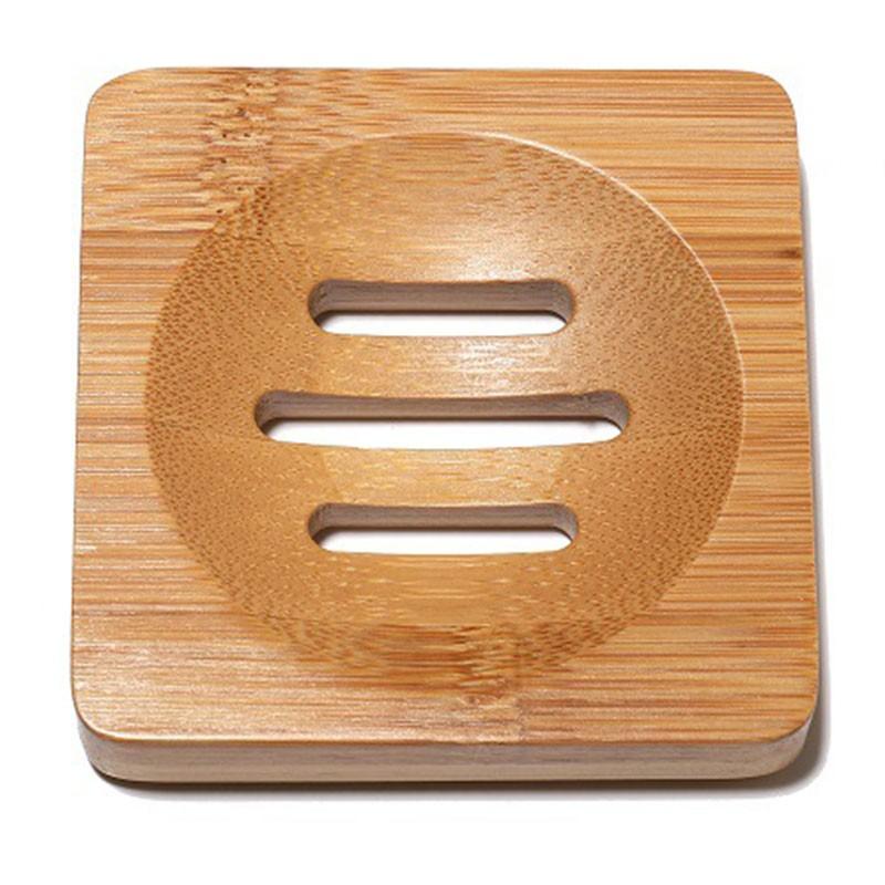 Bamboo Soap Dish Holder for Hotel Household 