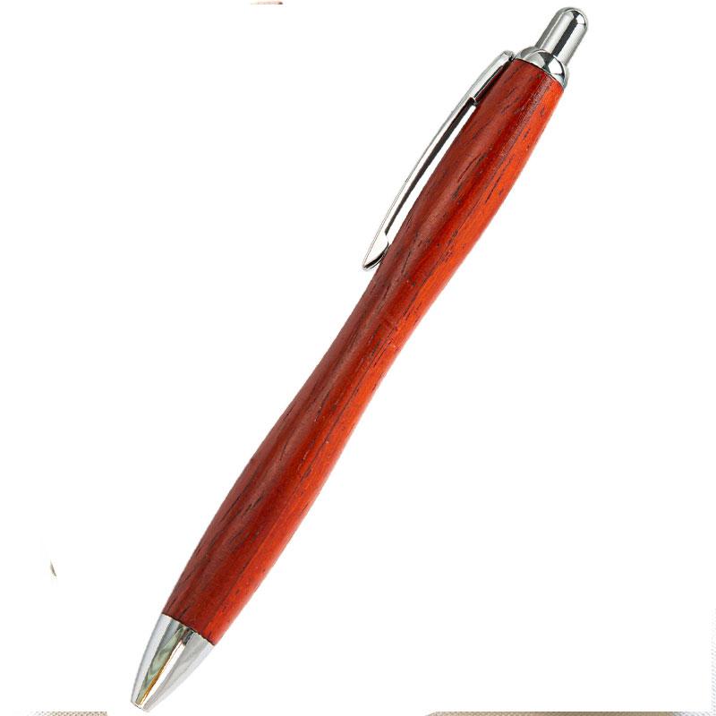 Eco Friendly Natural Red Wood Ball Pen