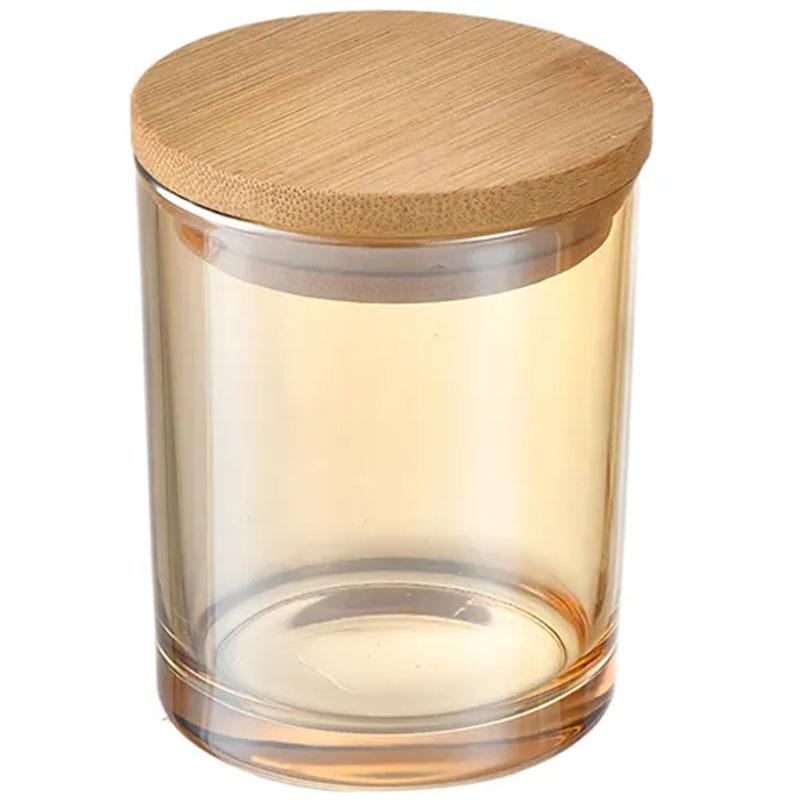 Candle Jars with Wooden Lids