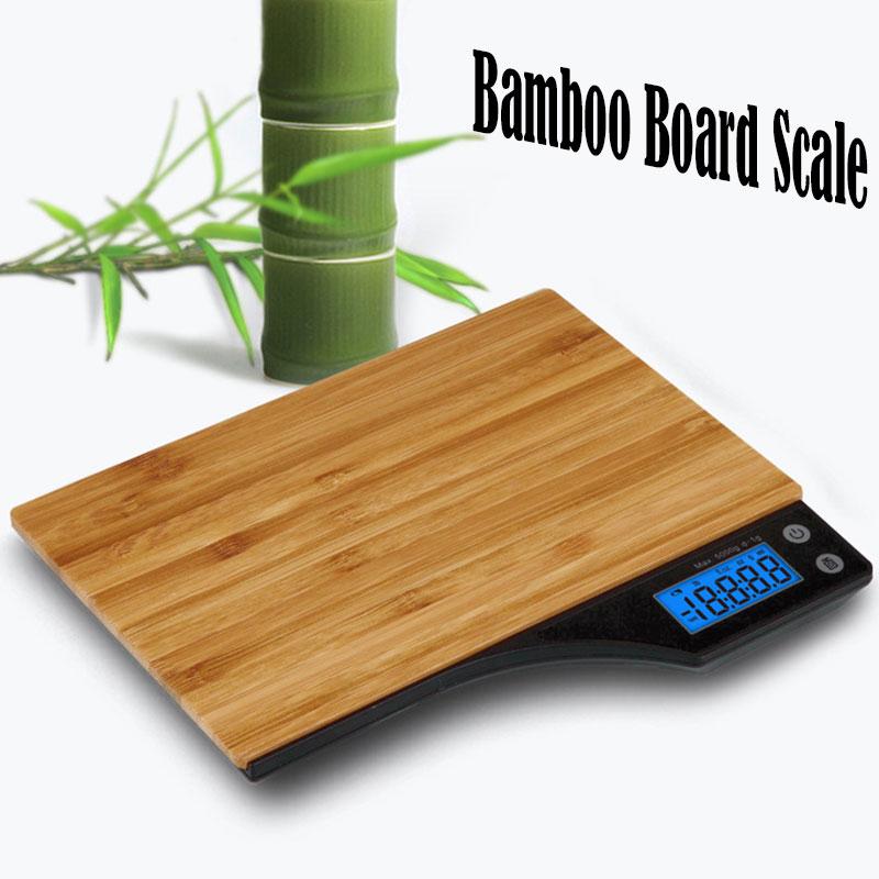 Eco-friendly Bamboo Board Electronic Scale