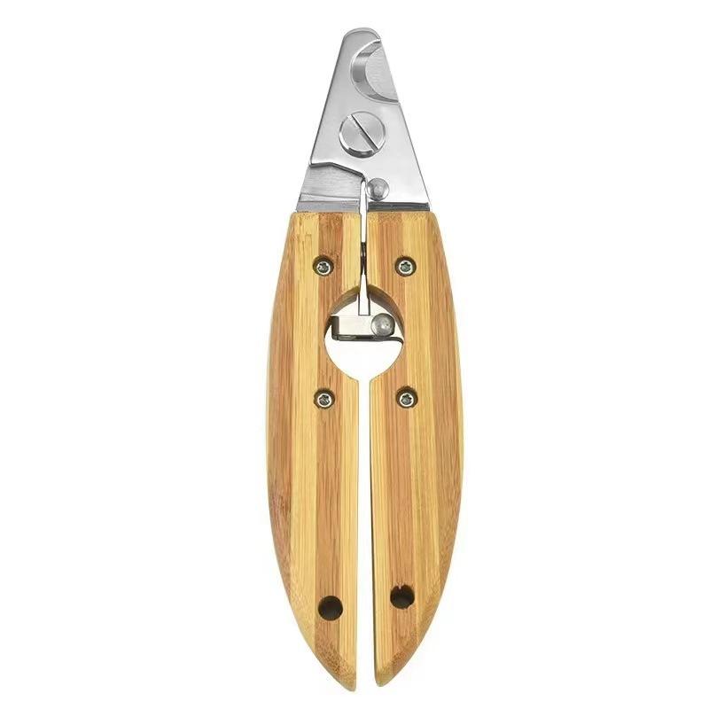 Bamboo Wooden Handle Pet Nail Clippers Cat Nail trimmer Dog Nail Cutter