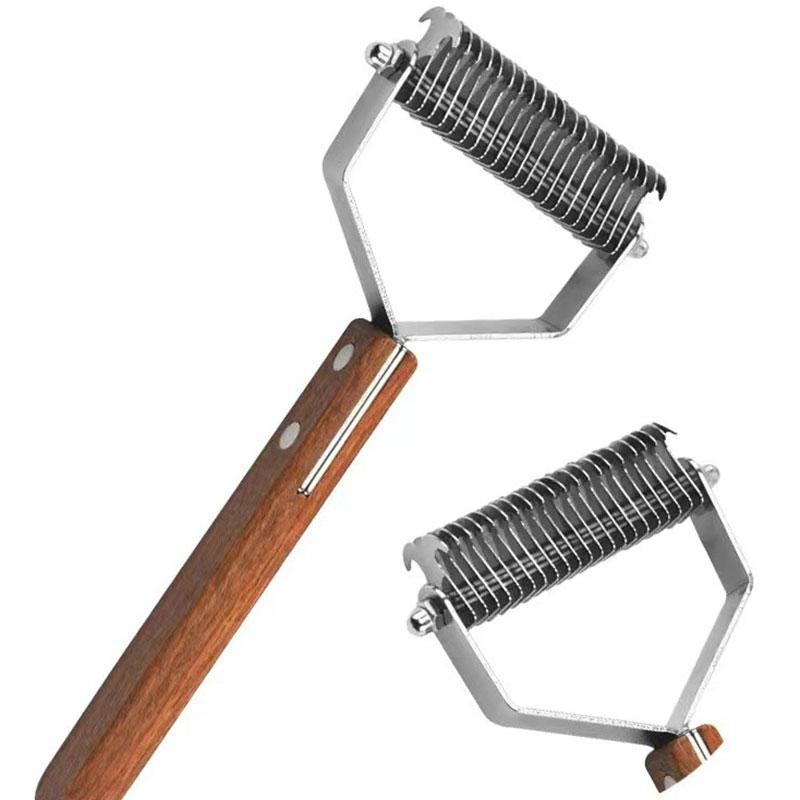  Luxury Wood PET Grooming Comb Brush