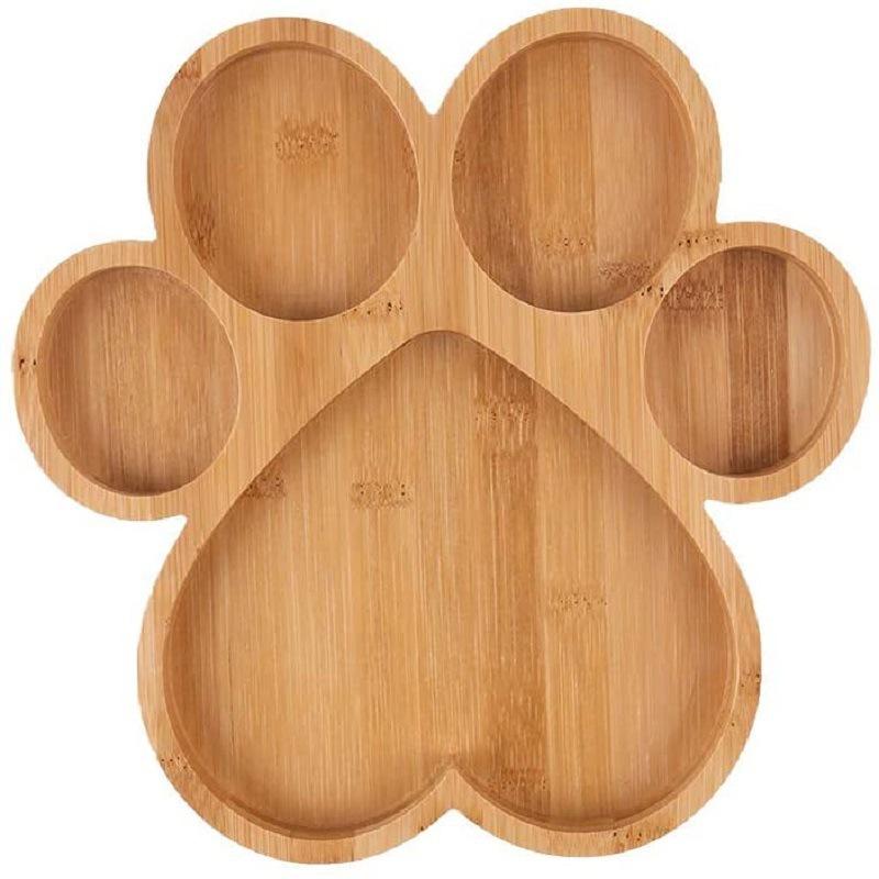 Bamboo Paw Shaped Bamboo Serving Board