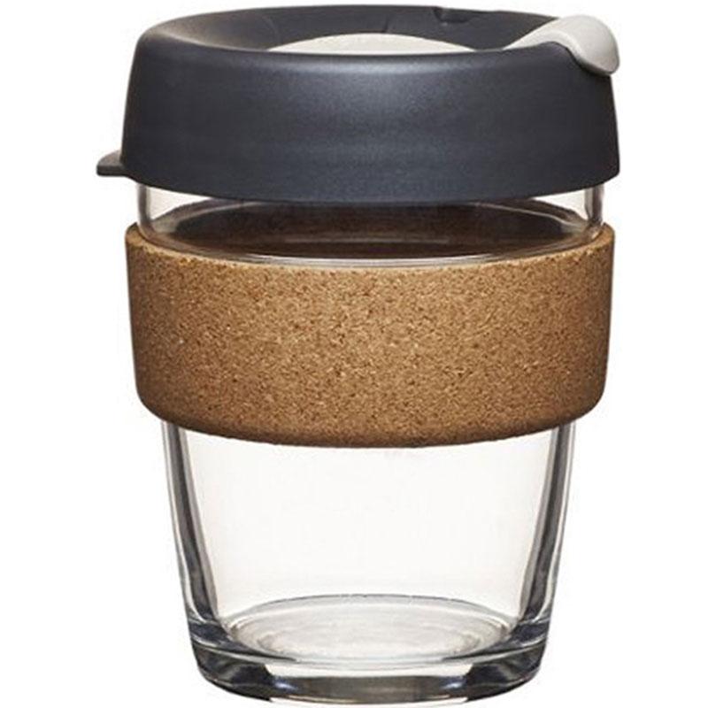 Reusable Coffee Glass Mug 