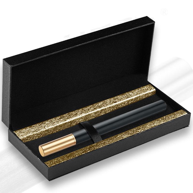 Luxury Black Wooden Ball Pen With Case