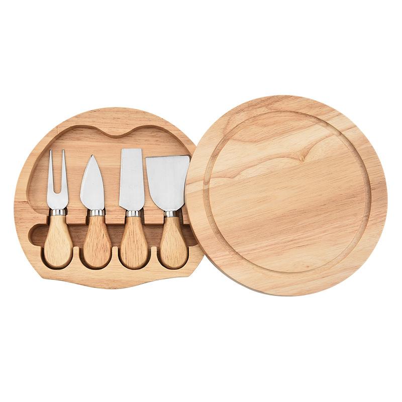 Wooden Handle Cheese Knife Set