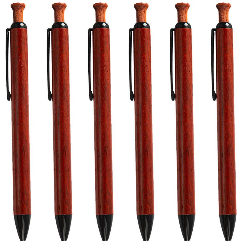 Red Wooden Business Ballpoint Pen