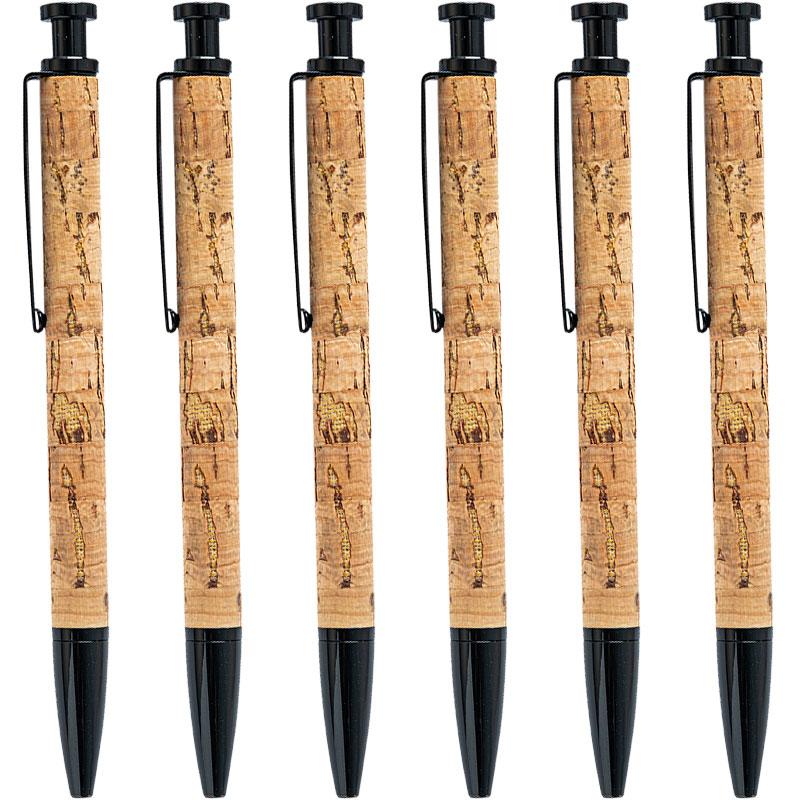 Wood Grain Business Metal Ballpoint Pen