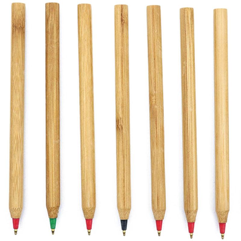 Simple Bamboo Wooden Ball Pen Eco-Friendly