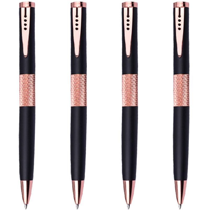 Luxury Rose Gold Plating Metal Roller Pen 