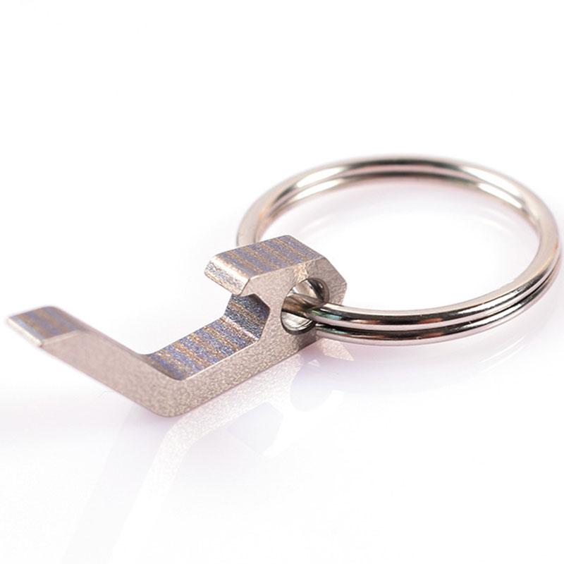 Titanium Alloy Mini Bottle Opener Keychain