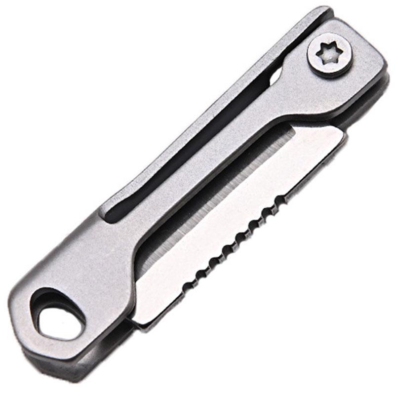 Mini Titanium Keychain Folding Knife