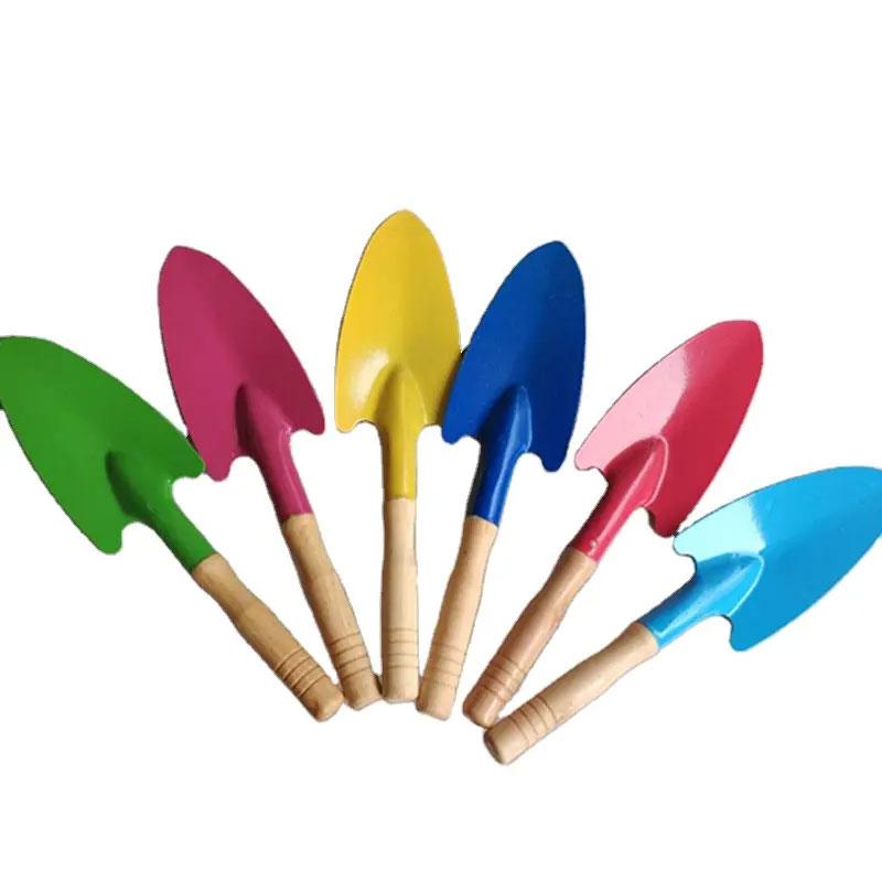 Colorful Wooden Handle Stainless Garden Shovel