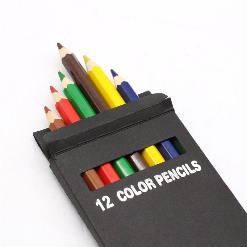 12 pcs black wood color pencils for Adults/Kids