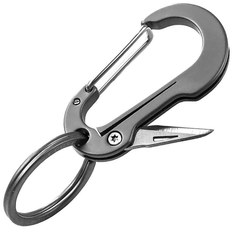 Retractable Titanium Alloy Keychain Knife 