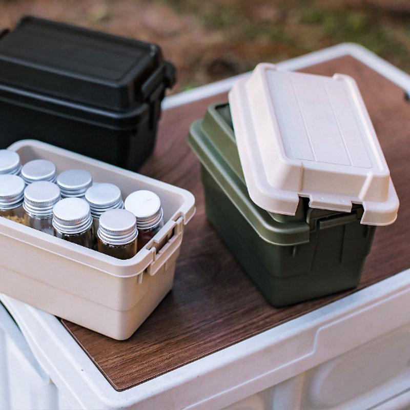 Outdoor Desktop Mini Storage Box Seasoning Bottle Storage Camping Barbecue Tool