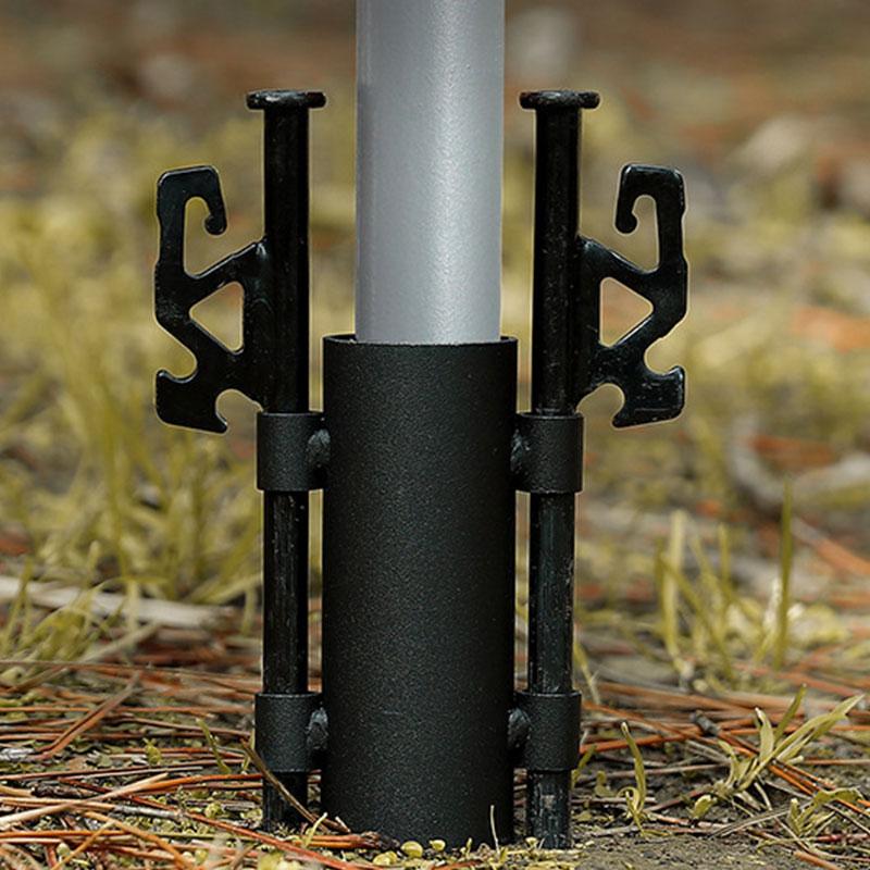 Outdoor Camping Accessories Ceiling Pole Holder Camping Tent Nail Fixing Clip