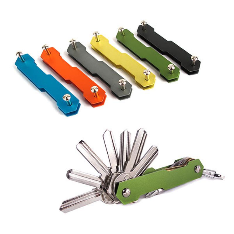 EDC Multi-function Portable Wallet Compact Bottle Opener Keychain