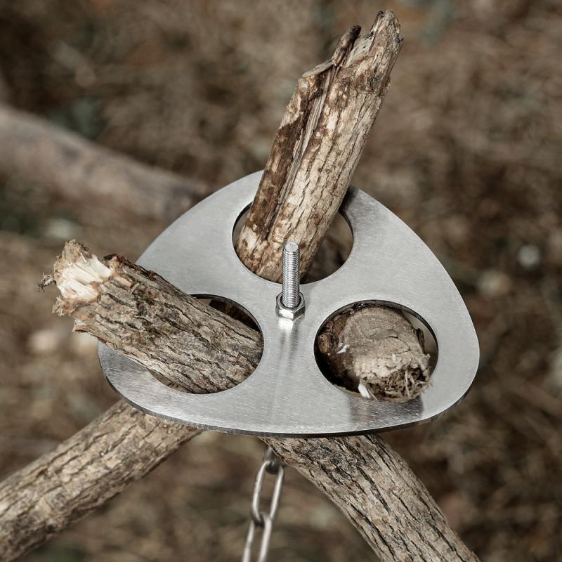 Campfire Stainless Steel Tripod Shelving