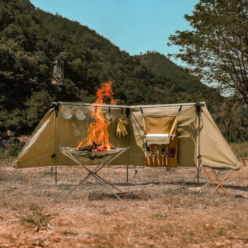 Outdoor Picnic Barbecue Shelter Wind Screen