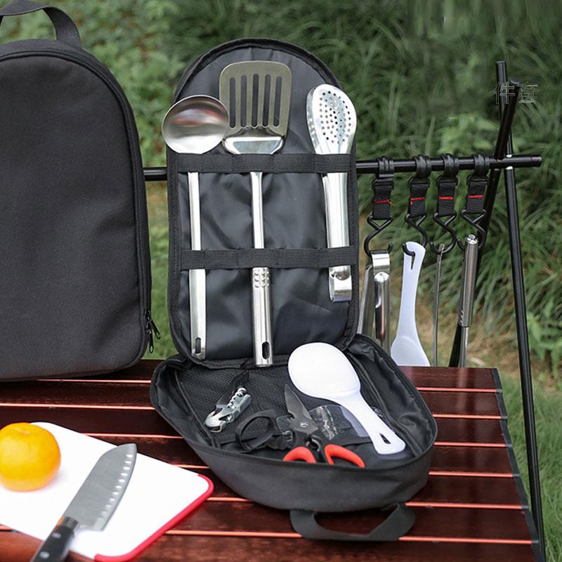 Camping Cooking Set 10 Pcs Camping Utensil Set