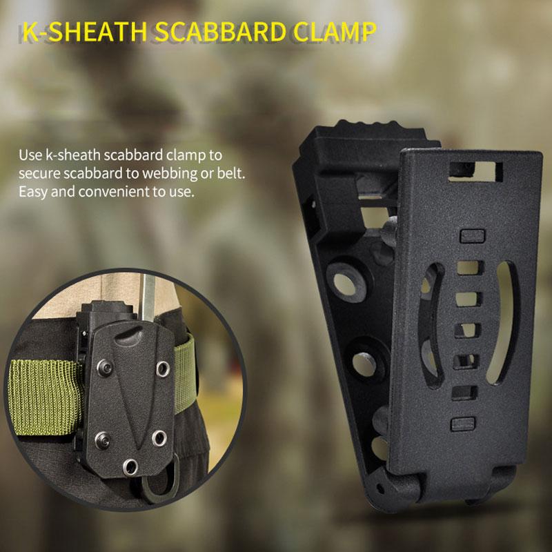 Back Knife Sheath Waist Carrying K Sheath Clip