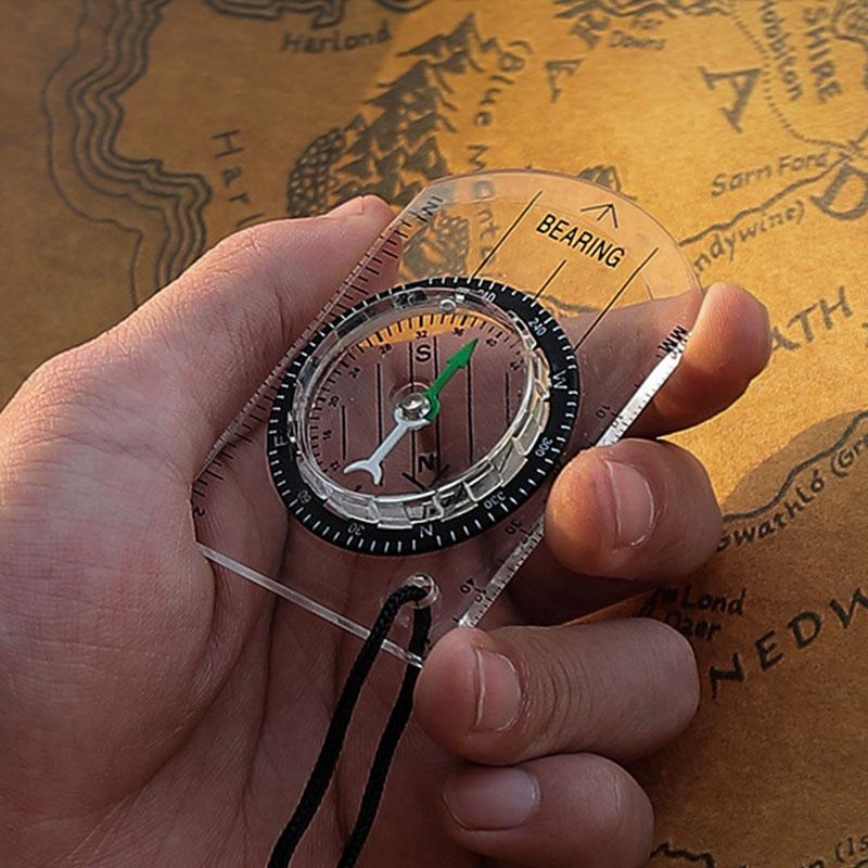 Outdoor Equipment Professional Multi functional Compass North Needle Map Scale Compass